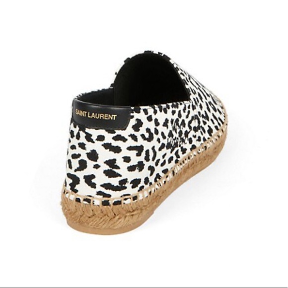 Saint Laurent Animal Print Espadrille - Picture 11 of 13
